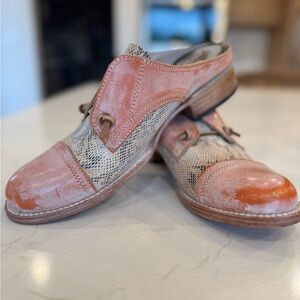 Freebird Melena Oxfords Leather Retro Cowgirl Leather Made in Mexico / 10